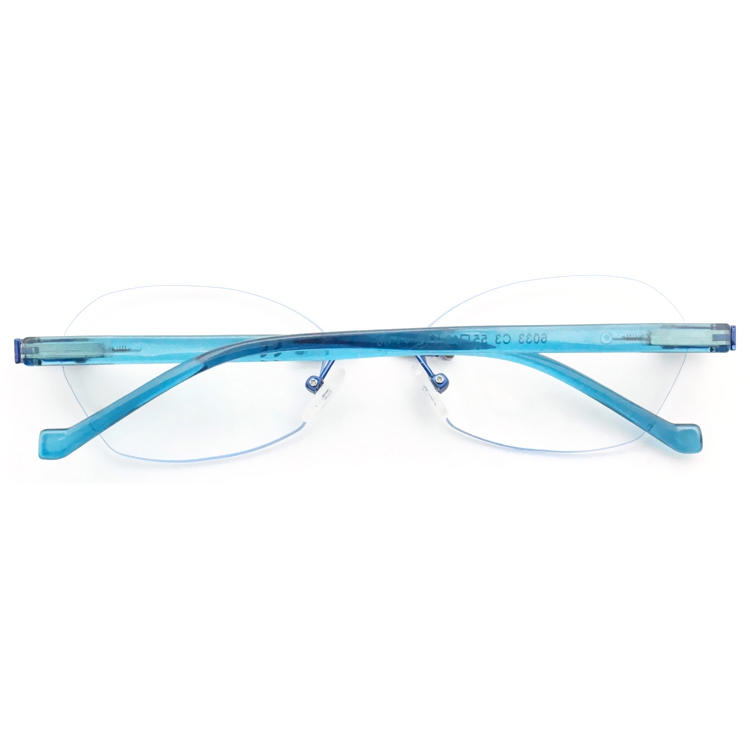 Dachuan Optical DRM368018 China Supplier Rimless Metal Reading Glasses With Special shape (12)